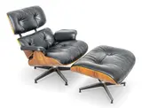 Charles and Ray Eames, for Herman Miller (American) Chair and Ottoman 20th Cen., Depth 31