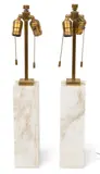 for Hansen Lighting (British) Marble and Brass Lamps, Ca. Mid 20th Century, 1 PAIR by T. H. Robsjohn-Gibbings, sold Dec 2025