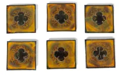 Favrile Glass Tiles, Ca. 1895 by Tiffany Studios, Ca. 1895, sold Dec 2025