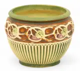 'Normandy' Pattern Ceramic Jardinere, Ca. 1930s by Roseville, Ca. 1930s, sold Nov 2025