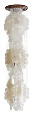 Verner Panton, Large Capiz Shell Chandelier