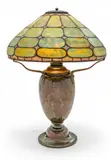 Tiffany Studios, Table Lamp 'Colonial on Urn Base'