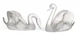 Frosted Crystal Swans 2 PCS by Lalique, sold Oct 2025