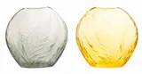 Filicaria Colored Glass Vases, Ca. 1975-2000, Depth 2.5 2 PCS by Lalique, Ca. 1975, sold Oct 2025