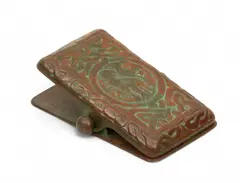 Bronze 'Zodiac' Pattern Paper Clip #1080, Early 20th C., Depth 3.5 by Tiffany Studios, sold Sep 2025