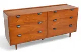 for Baker Furniture Co. Teak And Bronze Double Dresser Depth 19.5 by Finn Juhl, sold Sep 2025