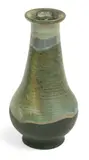 Pewabic, Iridescent Glazed Bottle Form Vase 1940-1950