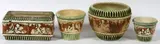 'Donatello' Planters, - 11 1/2 4 PCS by Roseville, sold Sep 2025