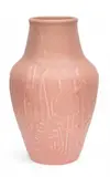 Pink Pottery Vase SN: 6606, XXVIII + Book by Rookwood Pottery, Handcrafted, sold Jul 2025