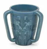Blue Pottery Loving Cup SN: 2224 XXIX by Rookwood Pottery, sold Jul 2025