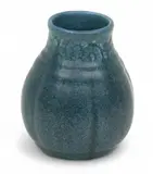 Glazed Ceramic Vase, 1931 by Rookwood Pottery, 1931, Blue mat glaze, sold Jun 2025