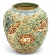 Vase, Bird Ion Nest by Weller, sold Jun 2025