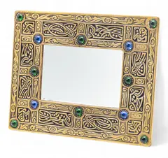 'Ninth Century' Dore Bronze & Cabochon Glass 1618 Easel Calendar Early 20th C. 1 PC by Tiffany Studios, 1618, sold Jun 2025