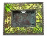 'Grapevine' Etched Metal & Favrile Glass 939 Easel Calendar, Early 20th C. by Tiffany Studios, sold Jun 2025