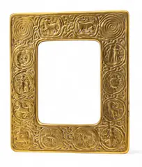 'Zodiac' Bronze Dore Photo Frame by Tiffany Studios, sold Jun 2025