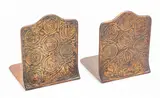 'Zodiac' Copper 1091 Bookends Depth 5 1 PAIR by Tiffany Studios, sold Jun 2025