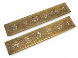 'Abalone' Dore Bronze Blotter Ends 2 PCS by Tiffany Studios, sold Jun 2025