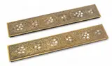 Dore Bronze Blotter Ends 'Abalone Pattern' 2 PCS by Tiffany Studios, sold Jun 2025