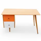 Mid Century Modern Maple Wood Desk Depth 24 by Paul McCobb, sold May 2025