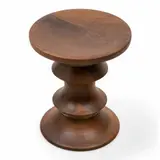 Charles and Ray Eames, Walnut Time Life Stool, Ca. 1960s, with Three Miniature Stools