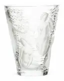 'Ondines' Frosted & Clear Glass Vase by Lalique, sold Apr 2025
