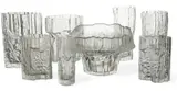 'Iceberg' Glass Vases & Bowl Depth 4 8 PCS by Tapio Wirkkala, sold Apr 2025