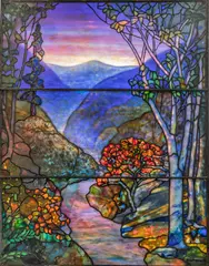 Tiffany Studios, Scenic Window, Ca. 1923, 'James E. Davidson Window', Ca. 1923