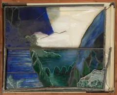 Tiffany Studios, Scenic Window Ca. 1924, Ca. 1924