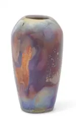 Iridescent Glazed Ceramic Bud Vase, 1908-1920 by Pewabic, 1908, sold Feb 2025