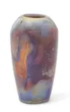 Pewabic, Iridescent Glazed Ceramic Bud Vase, 1908-1920