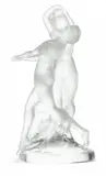 'Deux Danseuses' Frosted Crystal Statuette by Lalique, sold Feb 2025