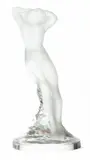 'Danseuse Bras Leves' Frosted Crystal Statuette by Lalique, sold Feb 2025