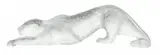 Frosted Crystal Leopard Figure by Lalique, sold Feb 2025