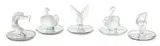 Lalique, Frosted Crystal Pin Trays