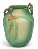 Acorn Vase #711 - 10 by Roseville, sold Jan 2025