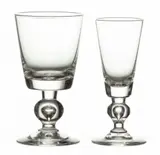Baluster Stem Glass Water Goblets & Wine Glasses, 23 pcs by Alexander Joseph von Steuben, sold Dec 2024