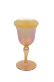 Gold Aurene Cordial Glass, Ca. 1910 by Alexander Joseph von Steuben, Ca. 1910, sold Nov 2024