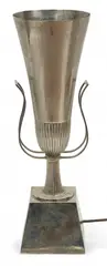Tommi Parzinger, Lightolier Silver Plated Table Lamp