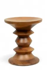 Charles and Ray Eames, Walnut Time Life Stool, Ca. 1960s, Ca. 1960s