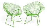 for Knoll Diamond Chairs Depth 27" 1 Pair by Harry Bertoia, sold Nov 2024