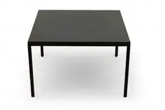 Black Laminate And Enameled Steel Cocktail Table, Ca. Mid 20th C. by Florence Knoll, sold Nov 2024