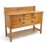L. & J.G. Stickley, Mission Style Oak Sideboard, Ca. 2000, Depth 22"