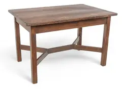 Roycroft, Arts & Crafts Period Oak Rectangular Table, Ca. 1910, Depth 33", Ca. 1910