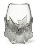 'Hedera' Frosted Crystal Vase by Lalique, sold Nov 2024