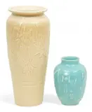 Modern Standard Glaze Vases, 1950 & 1955, 2 pcs by Rookwood Pottery, 1950, sold Oct 2024