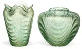 Oceanik Wellenoptisch Luna Color Iridescent Glass Vases, 1904, 2 pcs by Loetz, 1904, sold Oct 2024