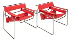 Marcel Breuer, Pair of Wassily Chairs