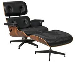 Charles and Ray Eames, For Herman Miller, Lounge Chair, rosewood exterior