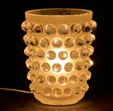 "Mossi" Crystal Table Lamp by Lalique, sold Dec 2025