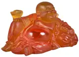 Pate de Verre Happy Buddha Sculpture by Daum, sold Oct 2025